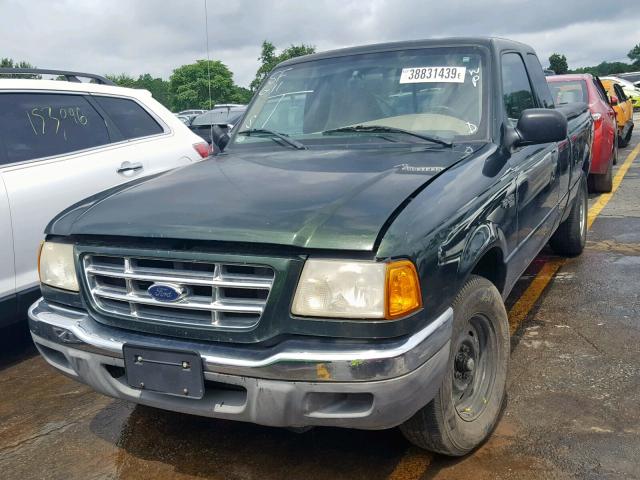 1FTYR14E21TA66294 - 2001 FORD RANGER SUP GREEN photo 2