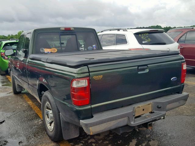 1FTYR14E21TA66294 - 2001 FORD RANGER SUP GREEN photo 3