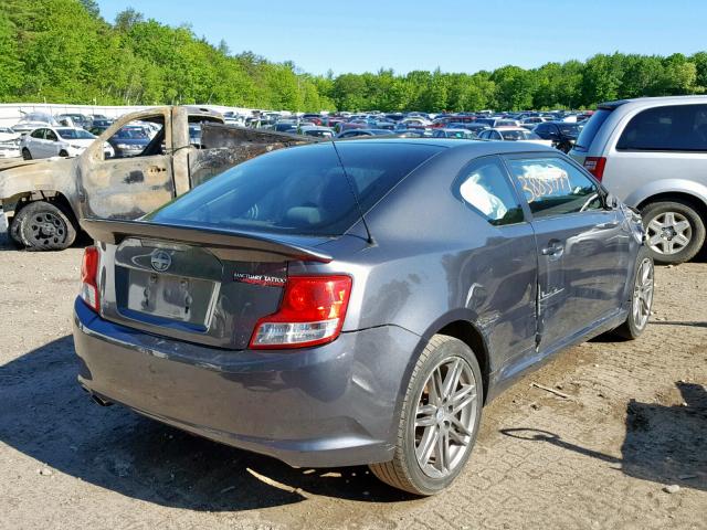 JTKJF5C72C3033991 - 2012 TOYOTA SCION TC ნაცრისფერი ფოტო 4