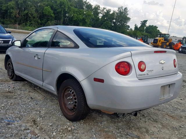 1G1AL15F277247996 - 2007 CHEVROLET COBALT LT SILVER photo 3