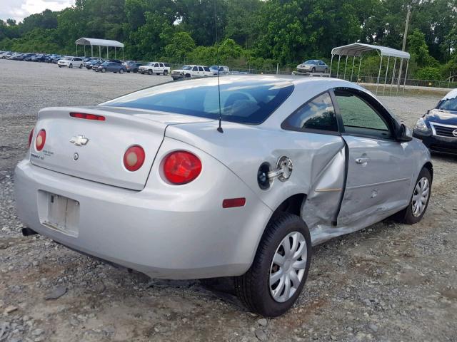 1G1AL15F277247996 - 2007 CHEVROLET COBALT LT SILVER photo 4