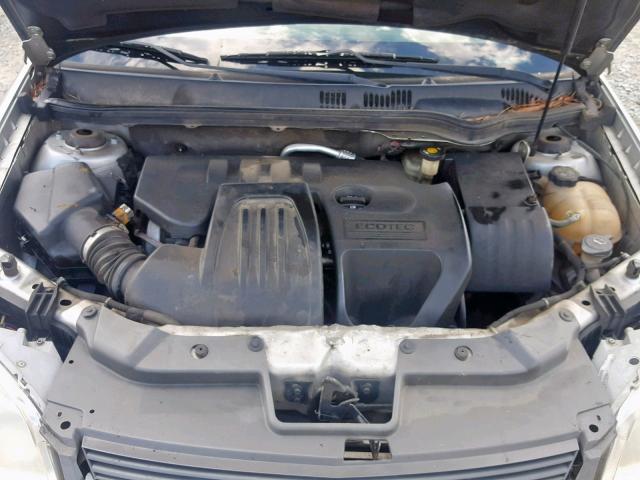 1G1AL15F277247996 - 2007 CHEVROLET COBALT LT SILVER photo 7