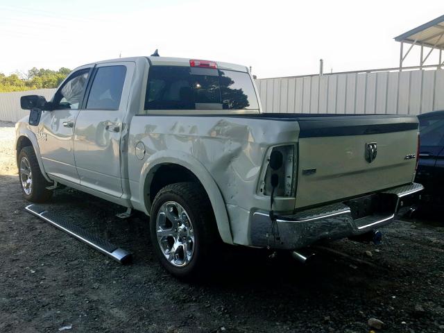 1C6RR7NT8GS317619 - 2016 RAM 1500 LARAM WHITE photo 3