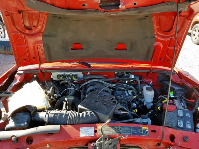 1FTLR4FE6BPA85711 - 2011 FORD RANGER SUP RED photo 7