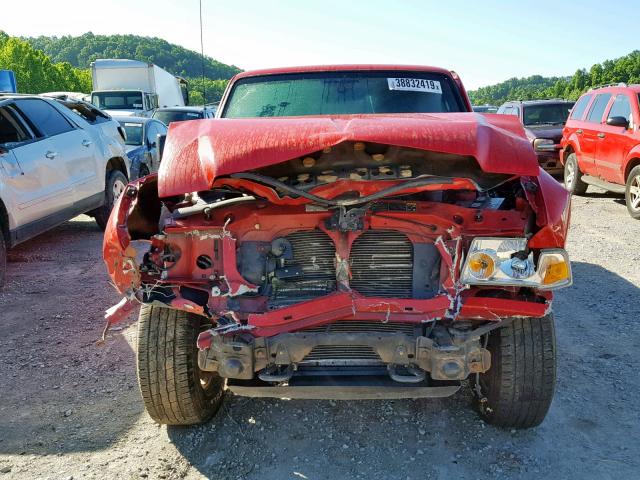 1FTLR4FE6BPA85711 - 2011 FORD RANGER SUP RED photo 9