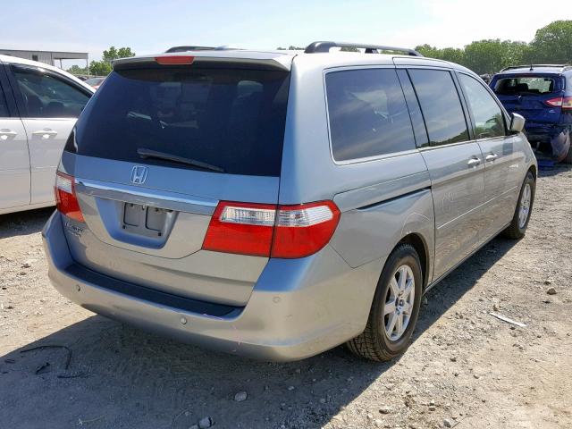 5FNRL38886B086324 - 2006 HONDA ODYSSEY TO GRAY photo 4