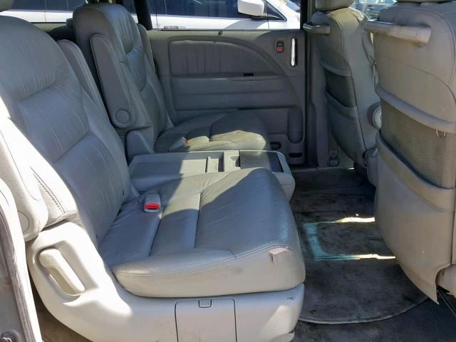 5FNRL38886B086324 - 2006 HONDA ODYSSEY TO GRAY photo 6