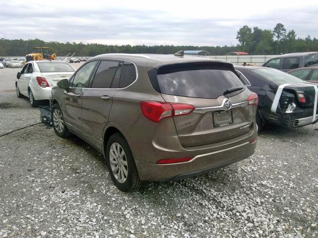 LRBFXCSA2KD006308 - 2019 BUICK ENVISION E GRAY photo 3