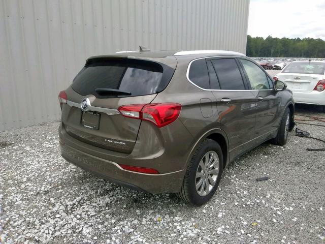 LRBFXCSA2KD006308 - 2019 BUICK ENVISION E GRAY photo 4