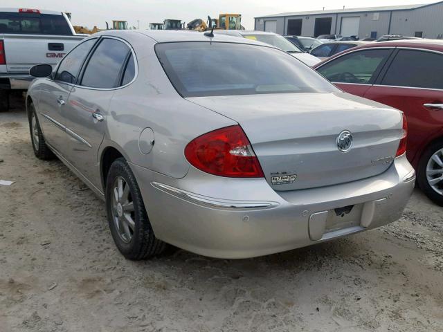 2G4WD582381209598 - 2008 BUICK LACROSSE C SILVER photo 3