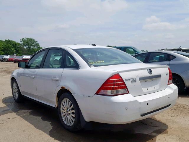 1MEHM43147G609160 - 2007 MERCURY MONTEGO PR 白色 照片 3