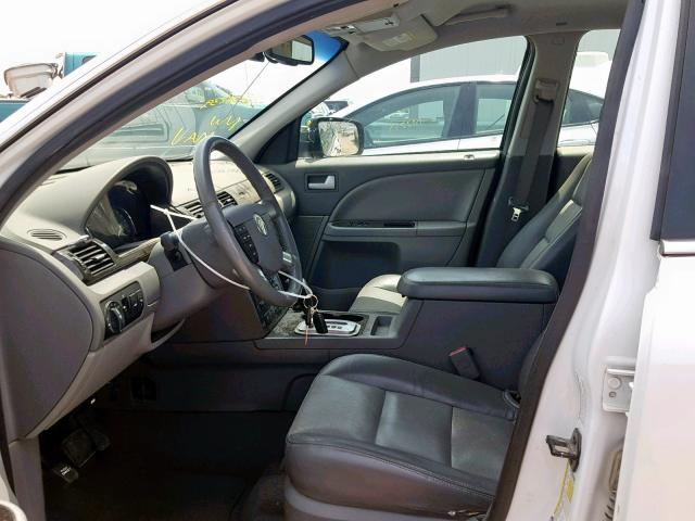 1MEHM43147G609160 - 2007 MERCURY MONTEGO PR 白色 照片 5