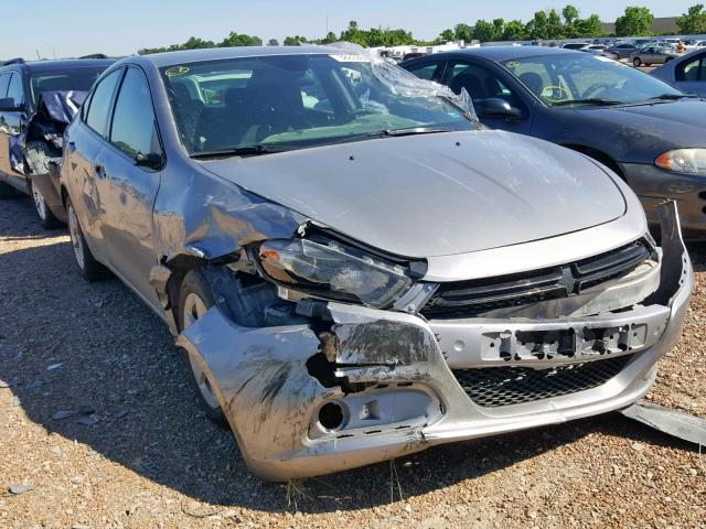 1C3CDFBA3GD652600 - 2016 DODGE DART SXT SILVER photo 1