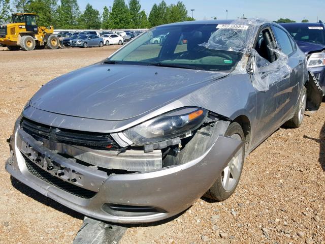 1C3CDFBA3GD652600 - 2016 DODGE DART SXT SILVER photo 2