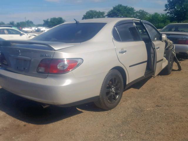 JTHBF30GX30142736 - 2003 LEXUS ES 300 TAN photo 4