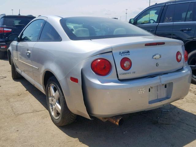 1G1AF1F59A7127004 - 2010 CHEVROLET COBALT 2LT SILVER photo 3