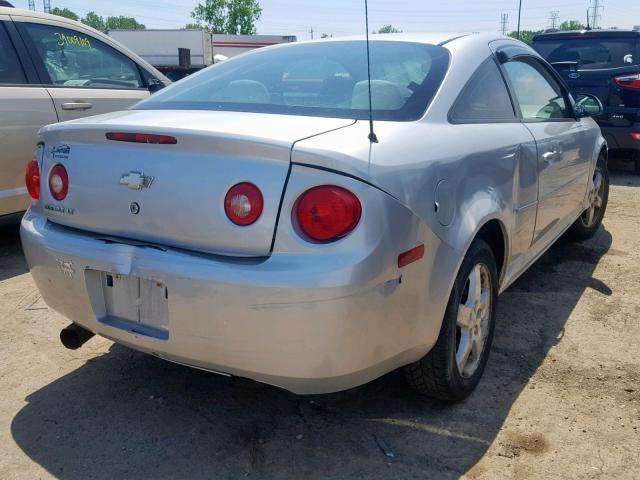 1G1AF1F59A7127004 - 2010 CHEVROLET COBALT 2LT SILVER photo 4