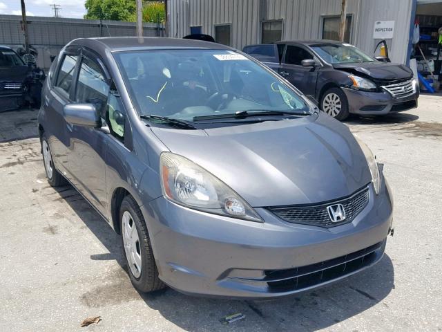 JHMGE8H34DC065529 - 2013 HONDA FIT GRAY photo 1