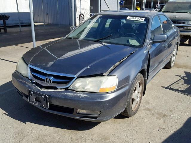 19UUA56622A008543 - 2002 ACURA 3.2TL CHARCOAL photo 2