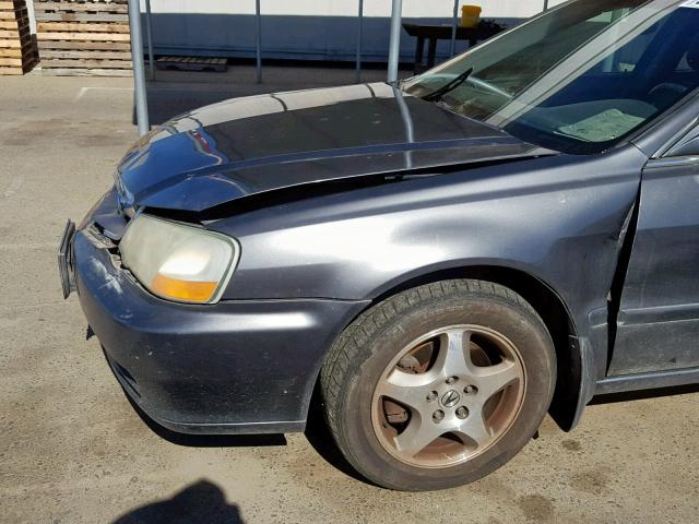 19UUA56622A008543 - 2002 ACURA 3.2TL CHARCOAL photo 9