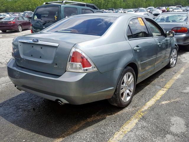 3FAFP08126R227725 - 2006 FORD FUSION SEL GREEN photo 4