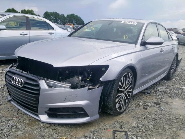 WAUG8AFC3JN031985 - 2018 AUDI A6 PREMIUM SILVER photo 2