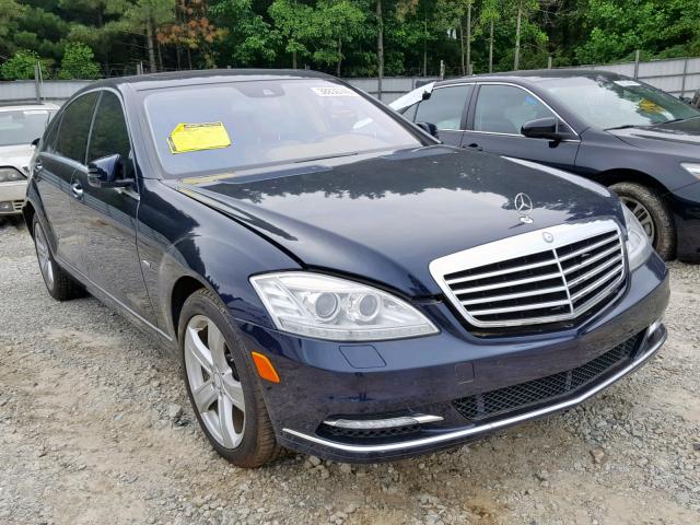 WDDNG7DB7CA435334 - 2012 MERCEDES-BENZ S 550 BLUE photo 1