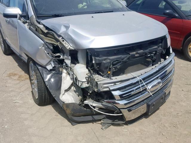 2FMDK3KC2DBC61442 - 2013 FORD EDGE LIMIT SILVER photo 9