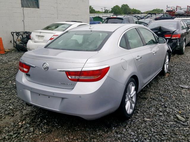 1G4PR5SK8C4183964 - 2012 BUICK VERANO CON SILVER photo 4