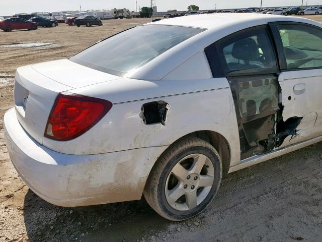 1G8AM15F66Z111453 - 2006 SATURN ION LEVEL WHITE photo 9