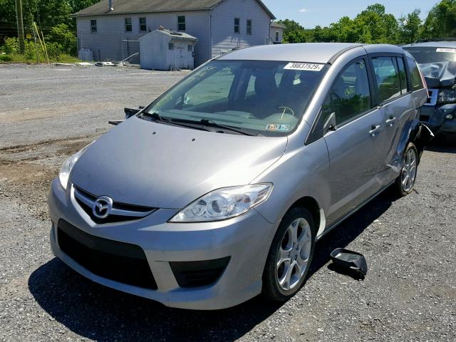 JM1CR2WL7A0382173 - 2010 MAZDA 5 SILVER photo 2