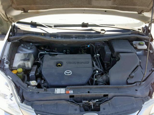 JM1CR2WL7A0382173 - 2010 MAZDA 5 SILVER photo 7