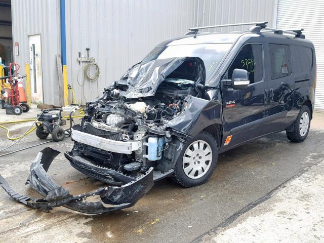 ZFBERFBT8F6A36939 - 2015 RAM PROMASTER BLACK photo 2