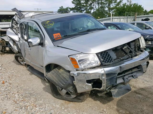 5N1AA08A07N722091 - 2007 NISSAN ARMADA SE SILVER photo 1