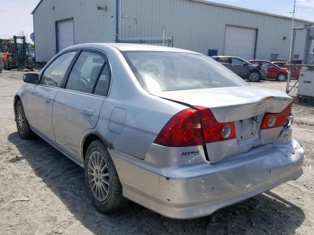 2HHES36884H004214 - 2004 ACURA 1.7EL PREM SILVER photo 3