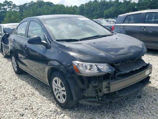 1G1JB5SH5J4110253 - 2018 CHEVROLET SONIC LS BLACK photo 1