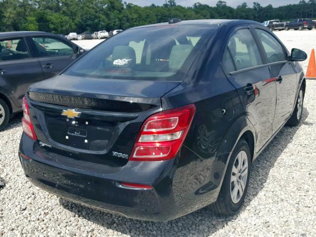 1G1JB5SH5J4110253 - 2018 CHEVROLET SONIC LS BLACK photo 4