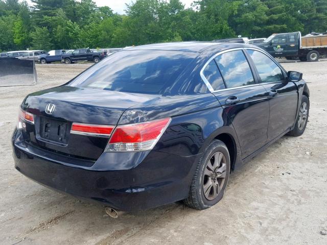 1HGCP2F44CA030262 - 2012 HONDA ACCORD LXP BLACK photo 4