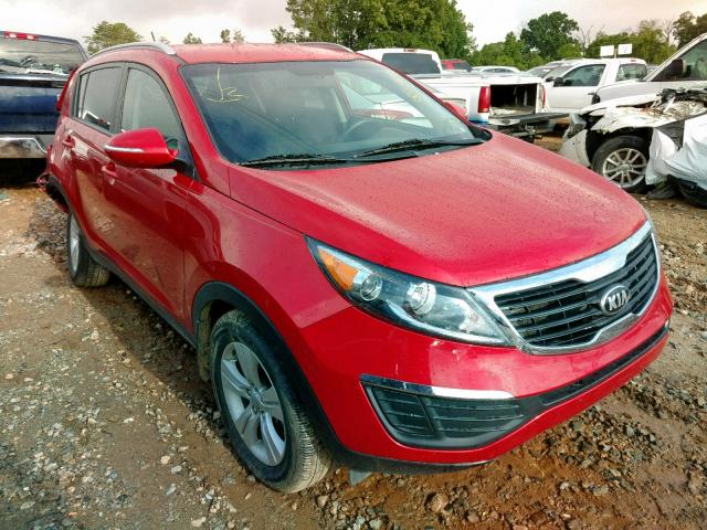 KNDPB3A26D7498308 - 2013 KIA SPORTAGE B RED photo 1