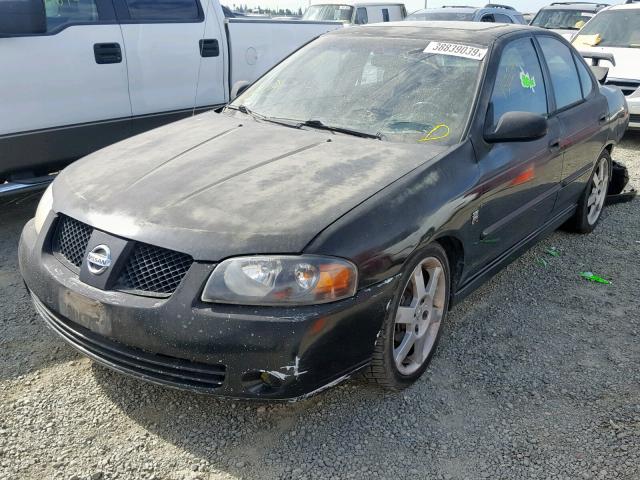 3N1AB51D25L522610 - 2005 NISSAN SENTRA SE- BLACK photo 2