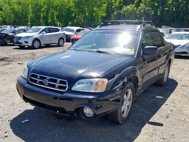 4S4BT62C567103775 - 2006 SUBARU BAJA SPORT BLACK photo 2