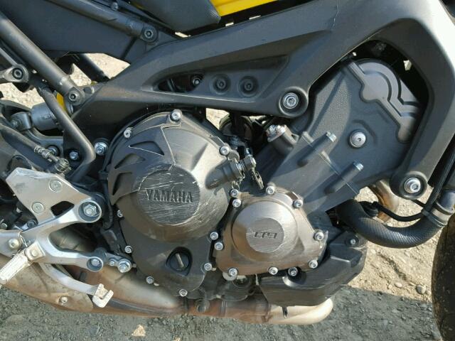 JYARN33N8FA001428 - 2015 YAMAHA FZ09 YELLOW photo 7