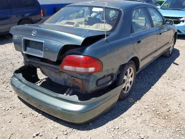 1YVGF22D6X5880427 - 1999 MAZDA 626 ES GREEN photo 4