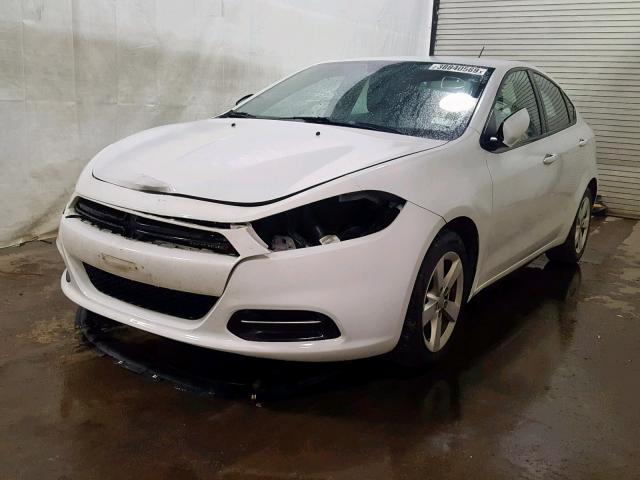 1C3CDFBB7FD187052 - 2015 DODGE DART SXT WHITE photo 2