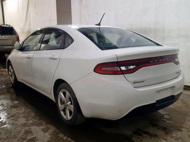 1C3CDFBB7FD187052 - 2015 DODGE DART SXT WHITE photo 3