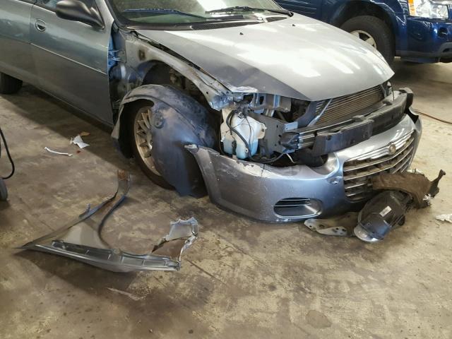 1C3EL56R86N225606 - 2006 CHRYSLER SEBRING TO SILVER photo 9