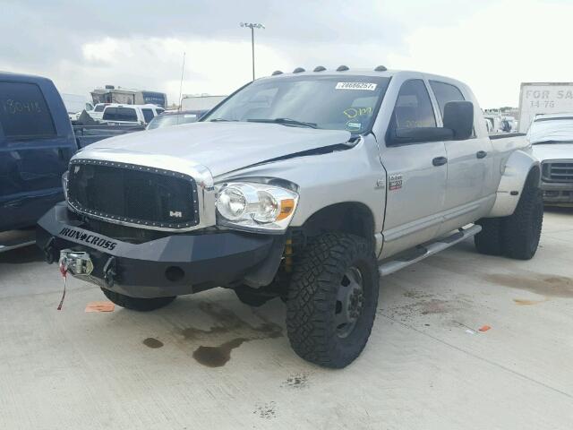 3D7MX49A77G847996 - 2007 DODGE RAM 3500 SILVER photo 2