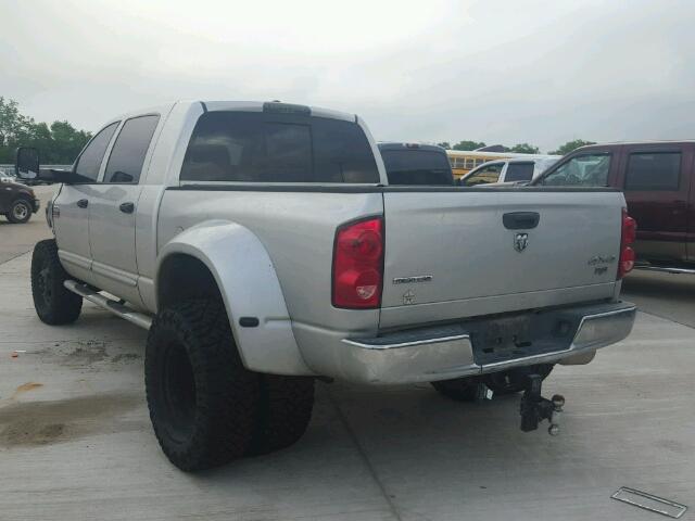 3D7MX49A77G847996 - 2007 DODGE RAM 3500 SILVER photo 3