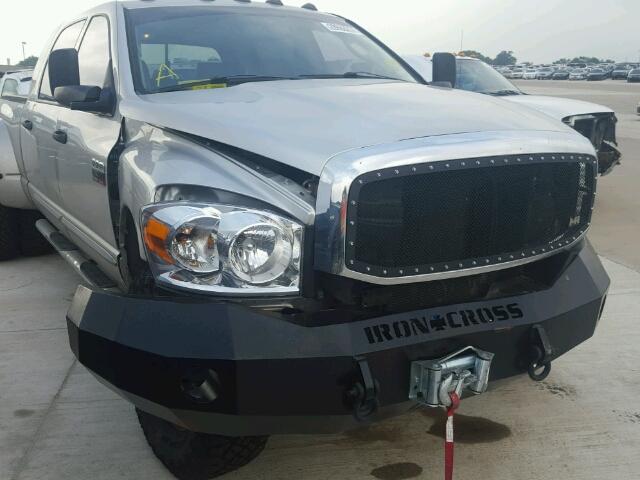 3D7MX49A77G847996 - 2007 DODGE RAM 3500 SILVER photo 9