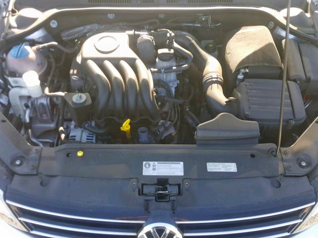 3VW2K7AJ6FM242992 - 2015 VOLKSWAGEN JETTA BASE SILVER photo 7